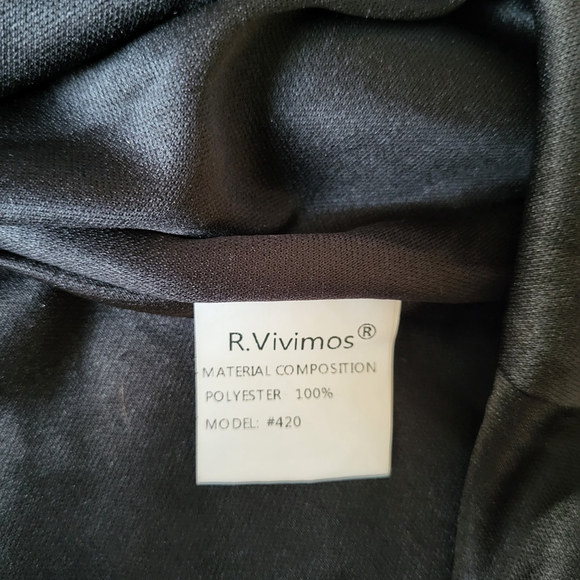 Women’s Black Sequin Mini Dress – R. Vivimos – Size M (8/10) – NWT - Picture 11 of 11